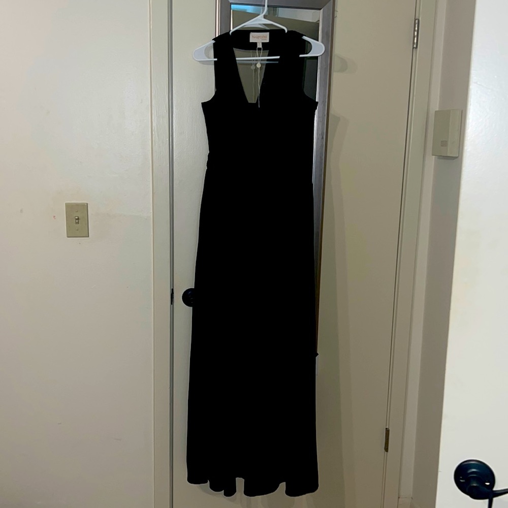 Long black maxi dress